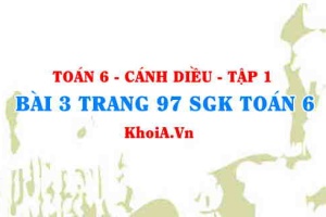 Bài 3 trang 97 SGK Toán 6 tập 1 Cánh Diều